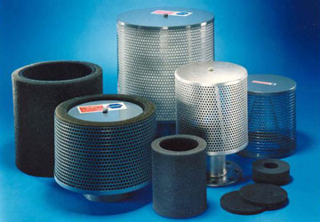 Cylindrical Air Intake Particle Filters